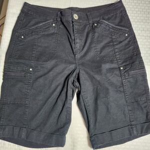 Style & Co. Black Cargo Shorts. SKU C12